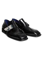 Equestrian Knight Leather Loafers