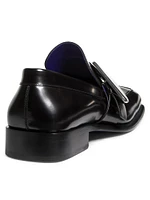 Equestrian Knight Leather Loafers