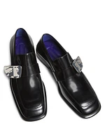 Equestrian Knight Leather Loafers