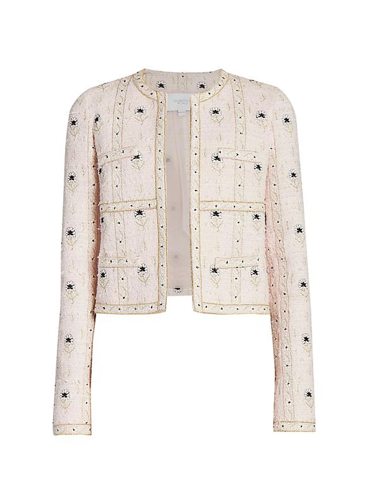 Embroidered Cotton-Blend Jacket