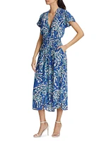 Becky Floral Midi-Dress