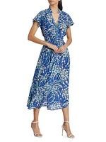 Becky Floral Midi-Dress