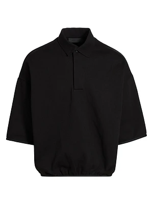 Essentials Three-Quarter-Length-Sleeve Polo Shirt