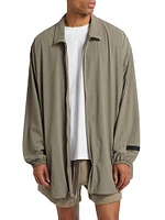 Oversized Zip-Front Overshirt