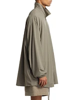 Oversized Zip-Front Overshirt