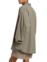 Oversized Zip-Front Overshirt