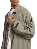 Oversized Zip-Front Overshirt