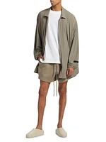 Oversized Zip-Front Overshirt