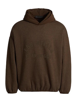 Cotton-Blend Fleece Logo Hoodie