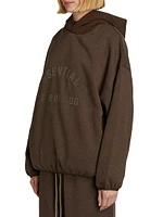 Cotton-Blend Fleece Logo Hoodie