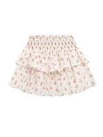 Girl's Brooke Floral Tiered Skirt