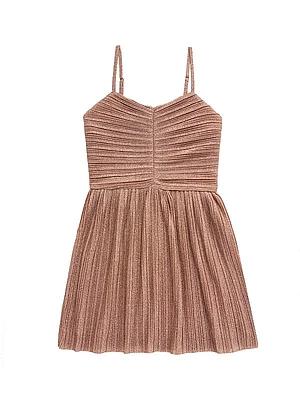 Girl's Sabrina Pleated Dress