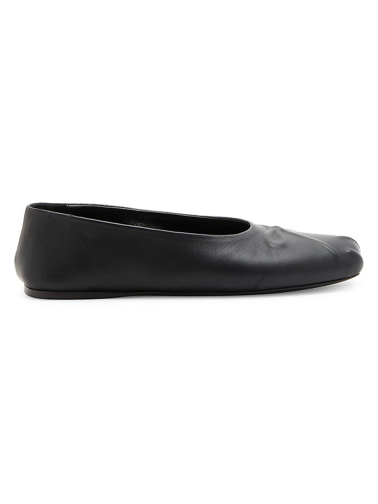 Leather Ballet Flats