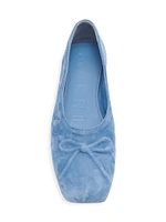 Suede Ballet Flats