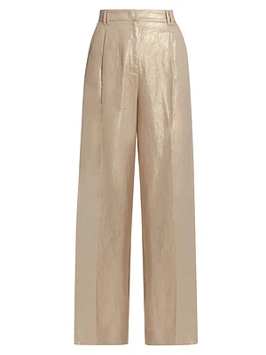 Stiria Linen Wide-Leg Pants