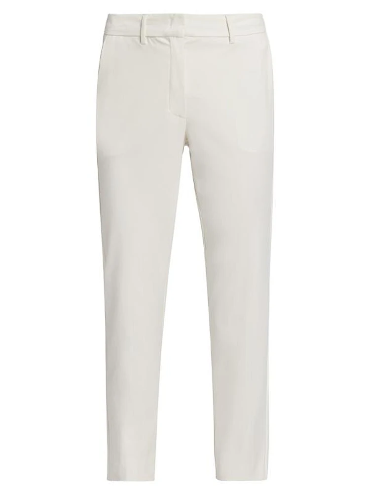 Turku Stretch Canvas Crop Chino Pants