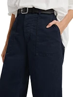 Leon Cotton Wide-Leg Pants