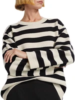 Trina Striped Cashmere Sweater