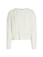 Rory Cotton Cable-Knit Sweater