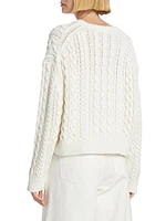 Rory Cotton Cable-Knit Sweater