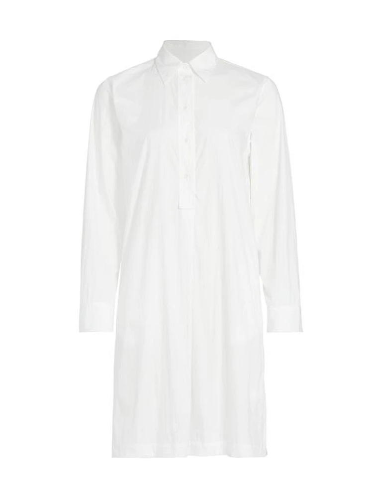 Cloe Cotton-Blend Poplin Shirtdress