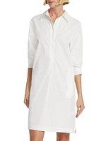 Cloe Cotton-Blend Poplin Shirtdress