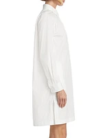 Cloe Cotton-Blend Poplin Shirtdress