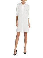 Cloe Cotton-Blend Poplin Shirtdress