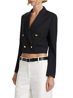 Beauregard Wool Crop Blazer