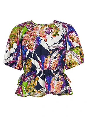 Holden Floral Peplum Top