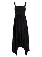 August Pleated Maxi Dress