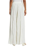 Mumbai High-Waisted Wide-Leg Pants