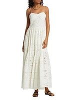 Lola Cotton Eyelet Maxi Dress