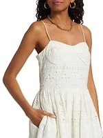 Lola Cotton Eyelet Maxi Dress