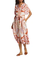 Valerie Paisley Belted Caftan