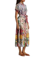 Valerie Cotton Floral Shirtdress