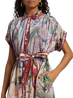 Valerie Cotton Floral Shirtdress