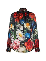 Floral Silk Blouse