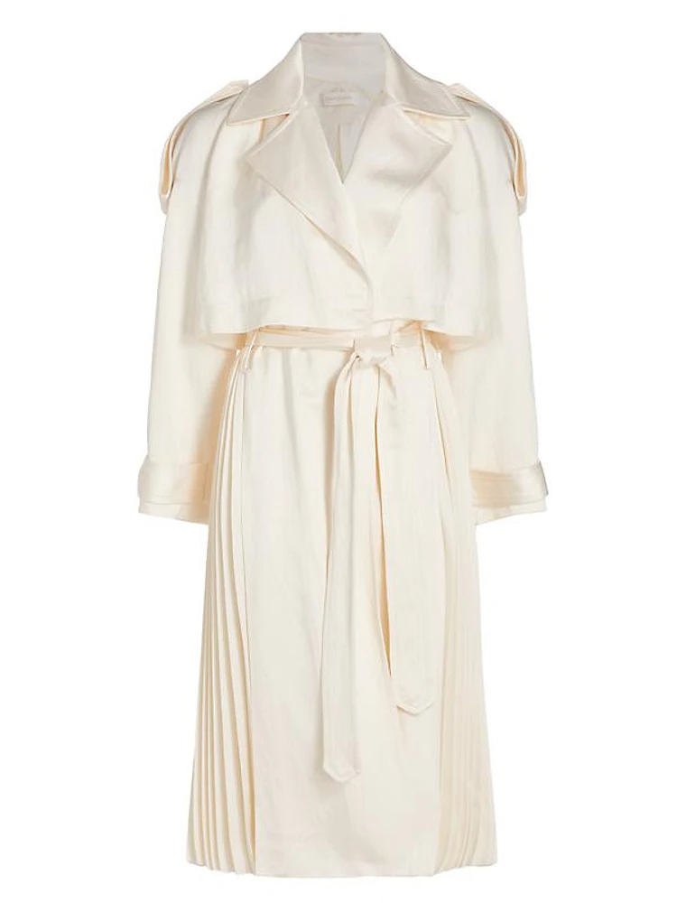 Harmony Pleated Trench Coat