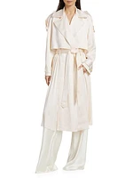 Harmony Pleated Trench Coat