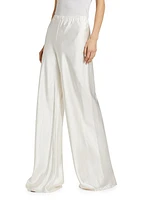 Harmony Satin Wide-Leg Pants