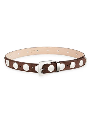 The Benny Studded Suede Belt