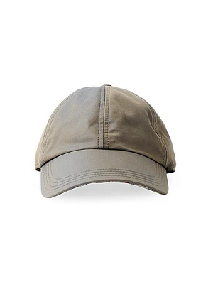 Check-Lined Baseball Cap