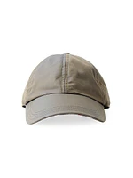 Check-Lined Baseball Cap