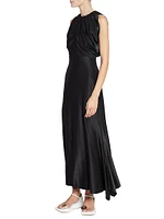 24E Show Draped Jersey Maxi Dress