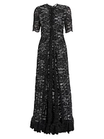 24E Show Stretch Lace Maxi Dress