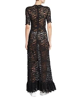 24E Show Stretch Lace Maxi Dress