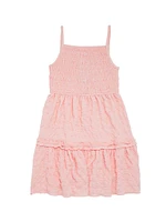 Girl's Smocked Sleeveless Dress