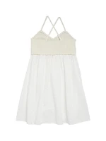 Girl's Knit Sleeveless Dress