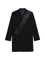 Wool Tuxedo Car Coat